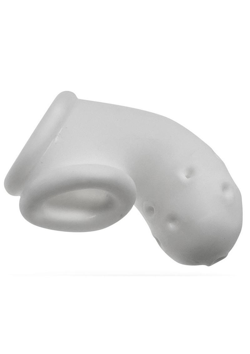 Airlock Air-Lite Vented Silicone Chastity - White/White Ice