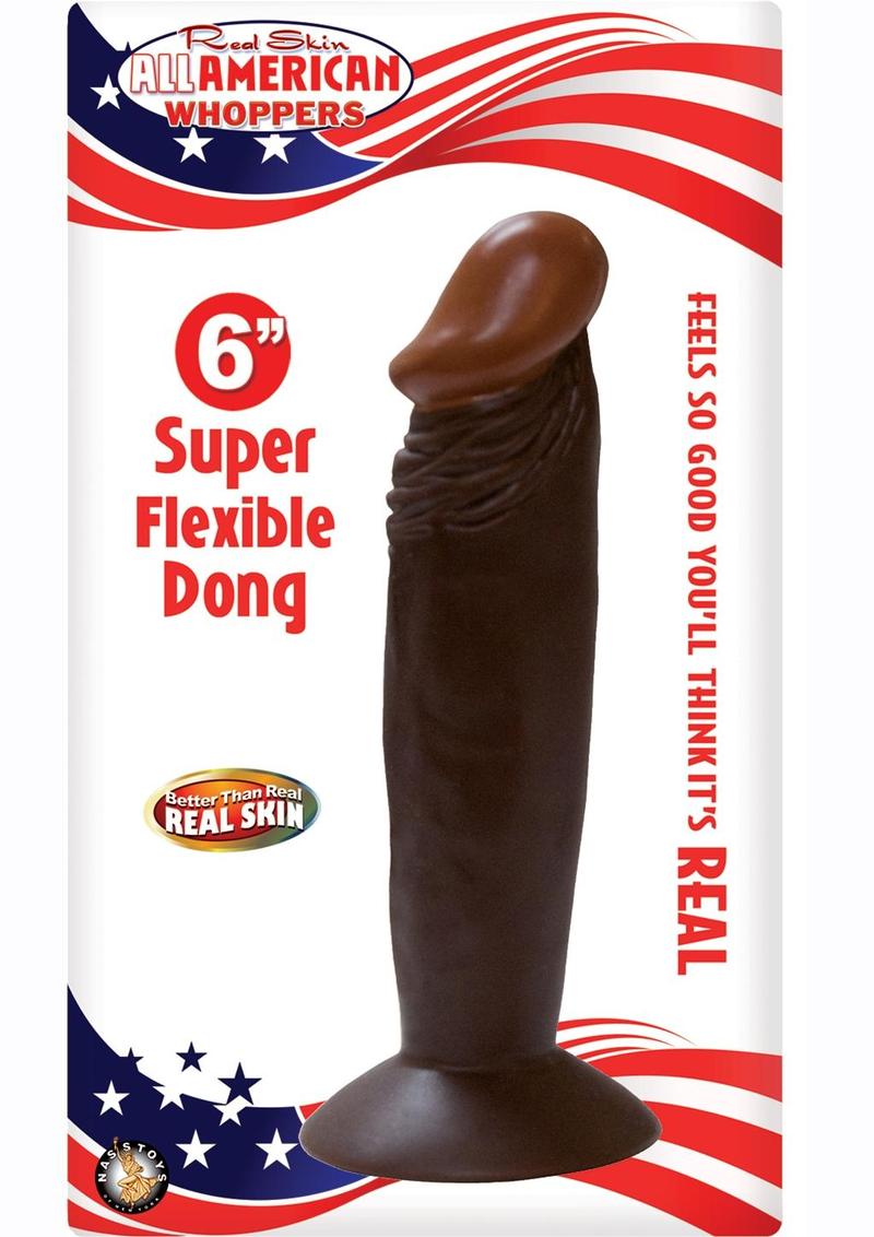 All American Whoppers Dildo - Chocolate - 6in