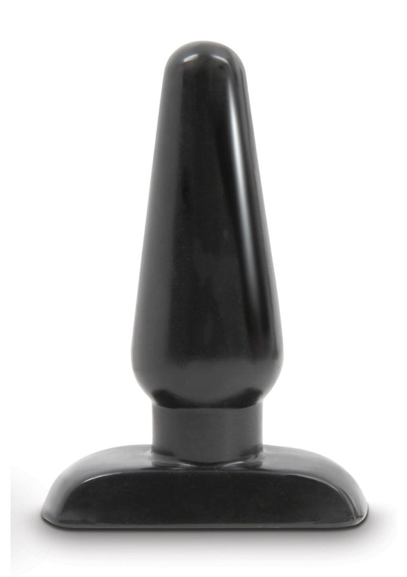 Anal Adventures Basic Anal Plug - Black - Medium