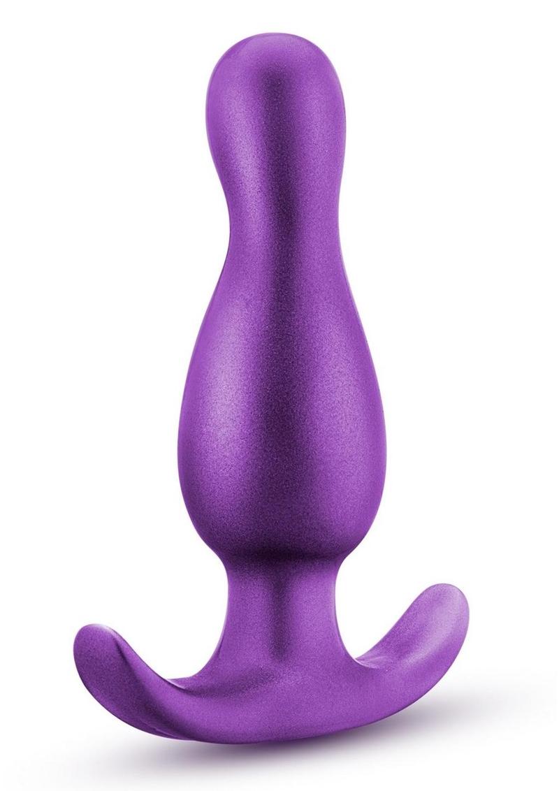 Anal Adventures Matrix Quantum Plug Silicone Anal Plug - Galatic - Purple