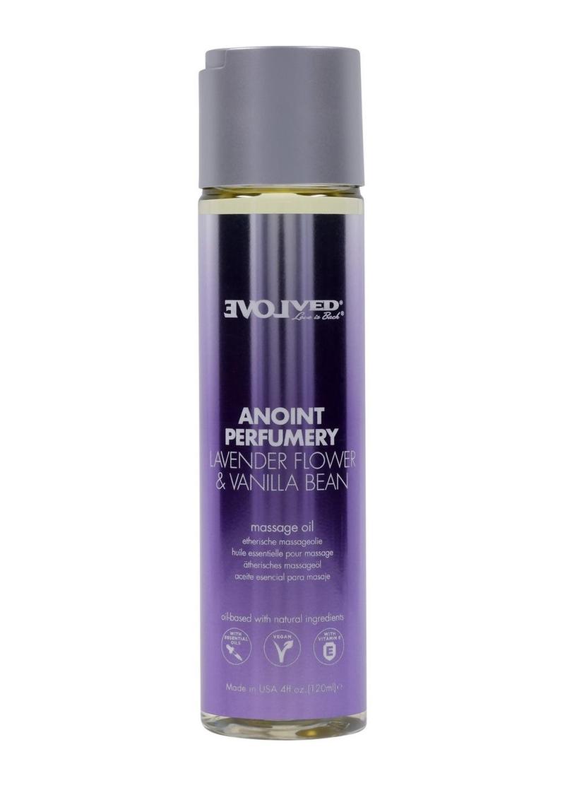 Anoint Perfumery Massage Oil Lavender Flower and Vanilla Bean - 4oz