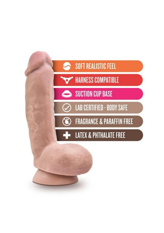 Au Naturel Anthony Dildo - Vanilla - 8.5in