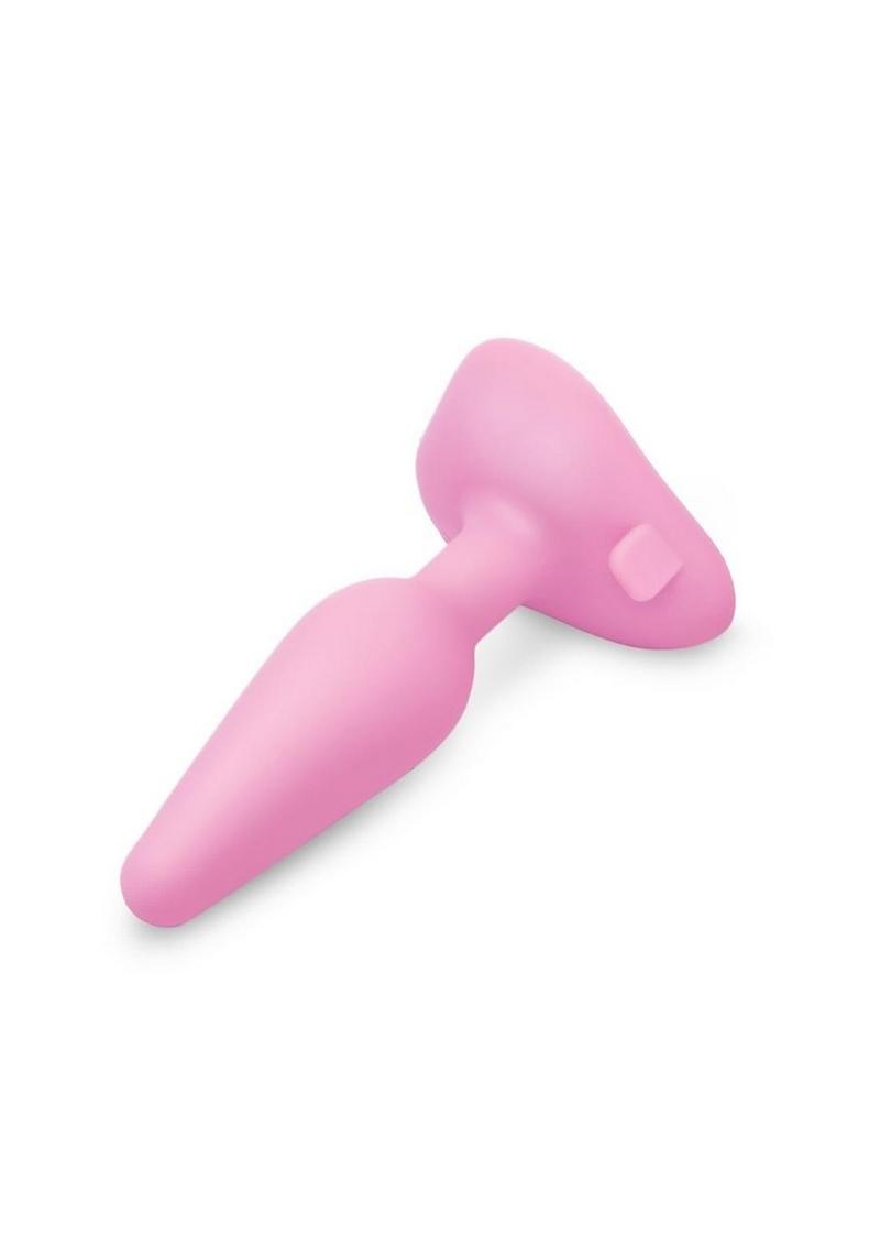 B-Vibe Beginner's Vibrating Rechargeable Silicone Butt Plug - Pink