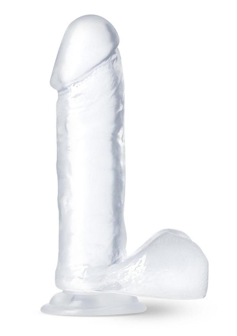 B Yours Diamond Glimmer Dildo - Clear - 8in