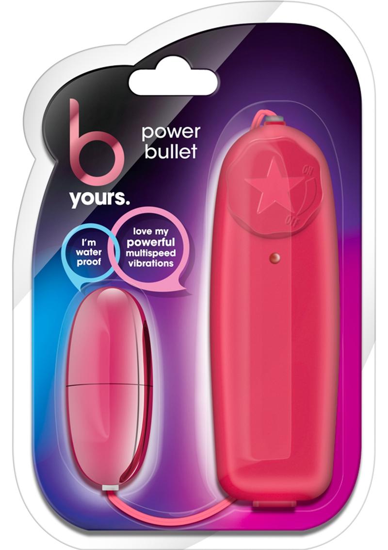 B Yours Power Bullet with Remote Control - Cerise