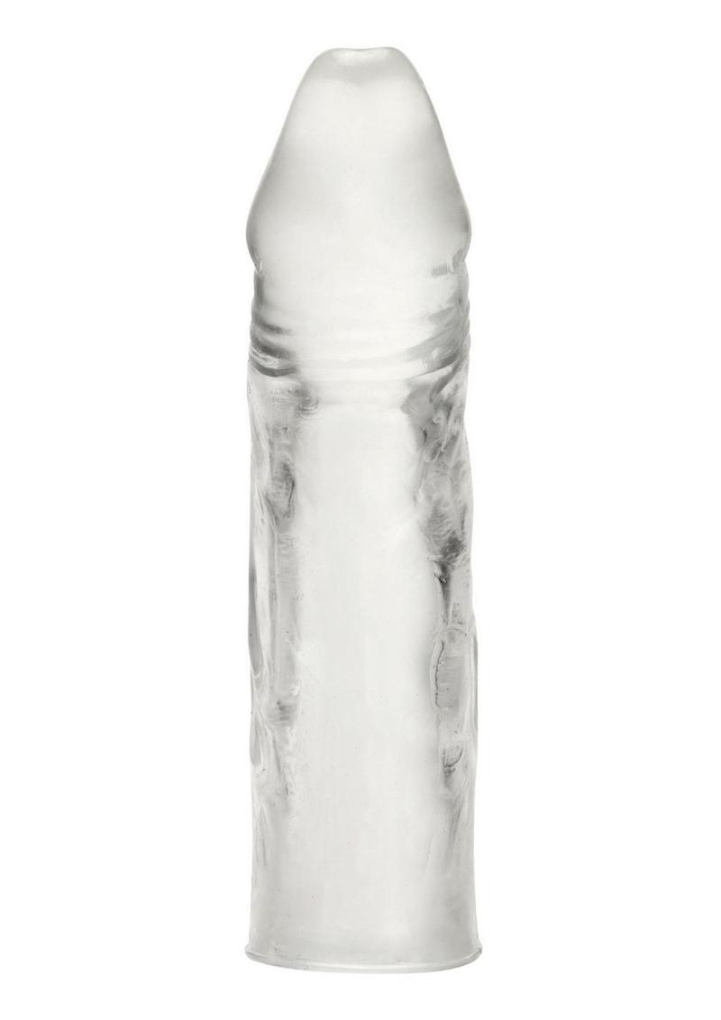 Blue Line Realistic Penis Extension - Clear - 6.5in