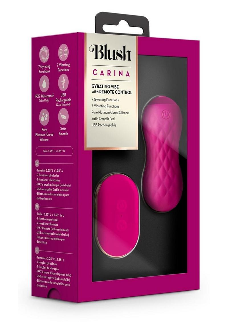 Lush Carina Rechargeable Silicone Vibrating Egg - Velvet - Fuchsia/Purple