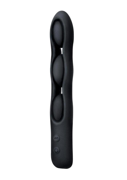 Bodywand Triple Play Tri-Vibe Rechargeable Bullet - Black