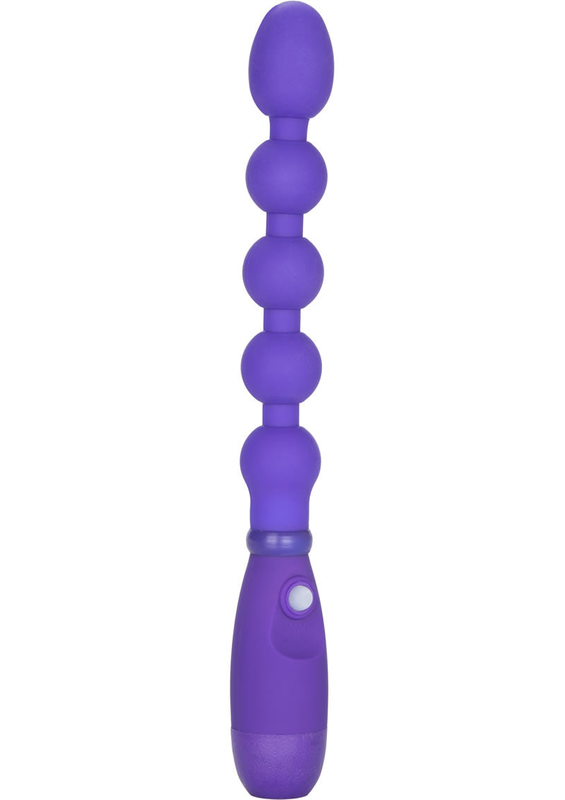 Booty Call Booty Bender Silicone Beaded Butt Plug - Purple