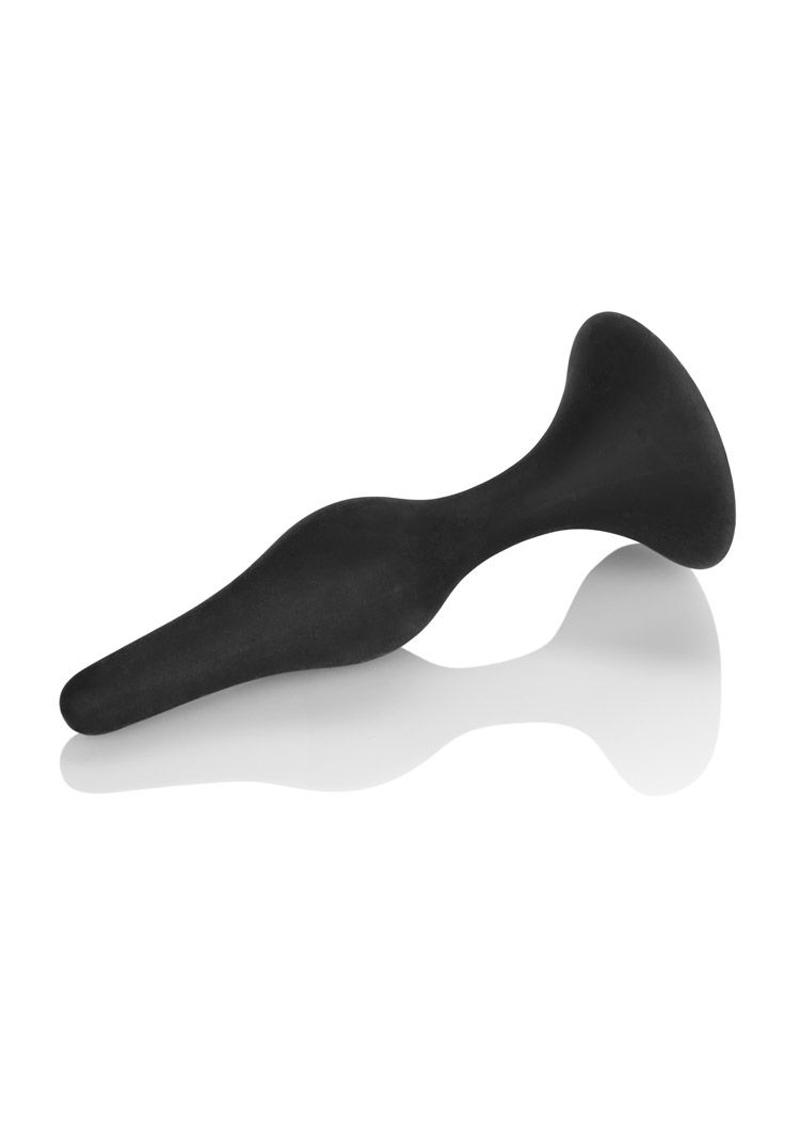 Booty Call Booty Starter Silicone Butt Plug - Black