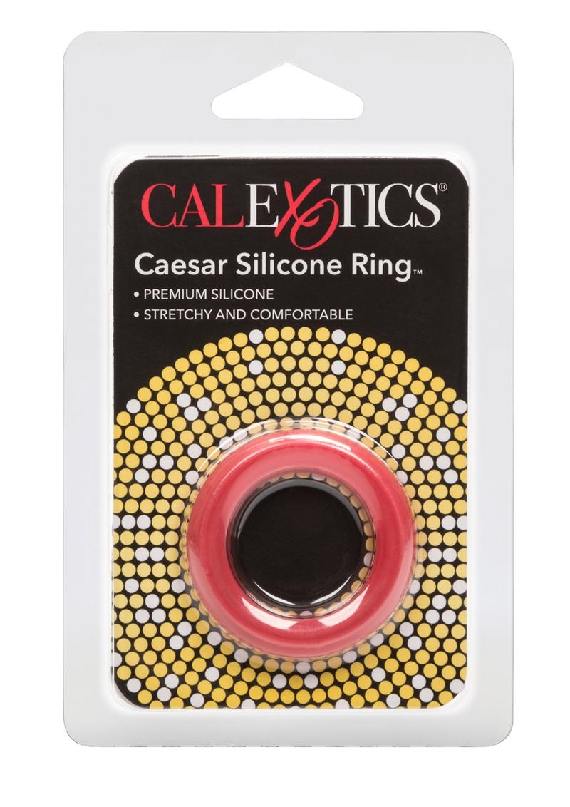 Caesar Silicone Cock Ring - Red