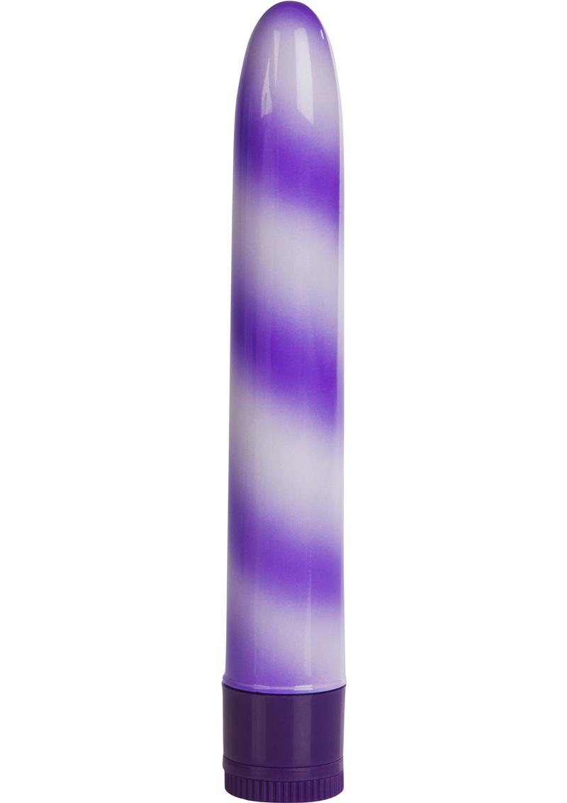 Calexotics Candy Cane 6in Waterproof - Purple