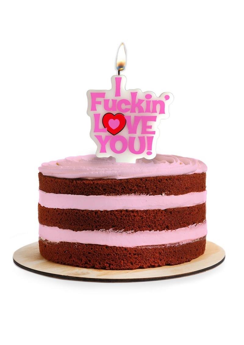 Candyprints I Fuckin' Love You! A Loving Occasion Party Candle