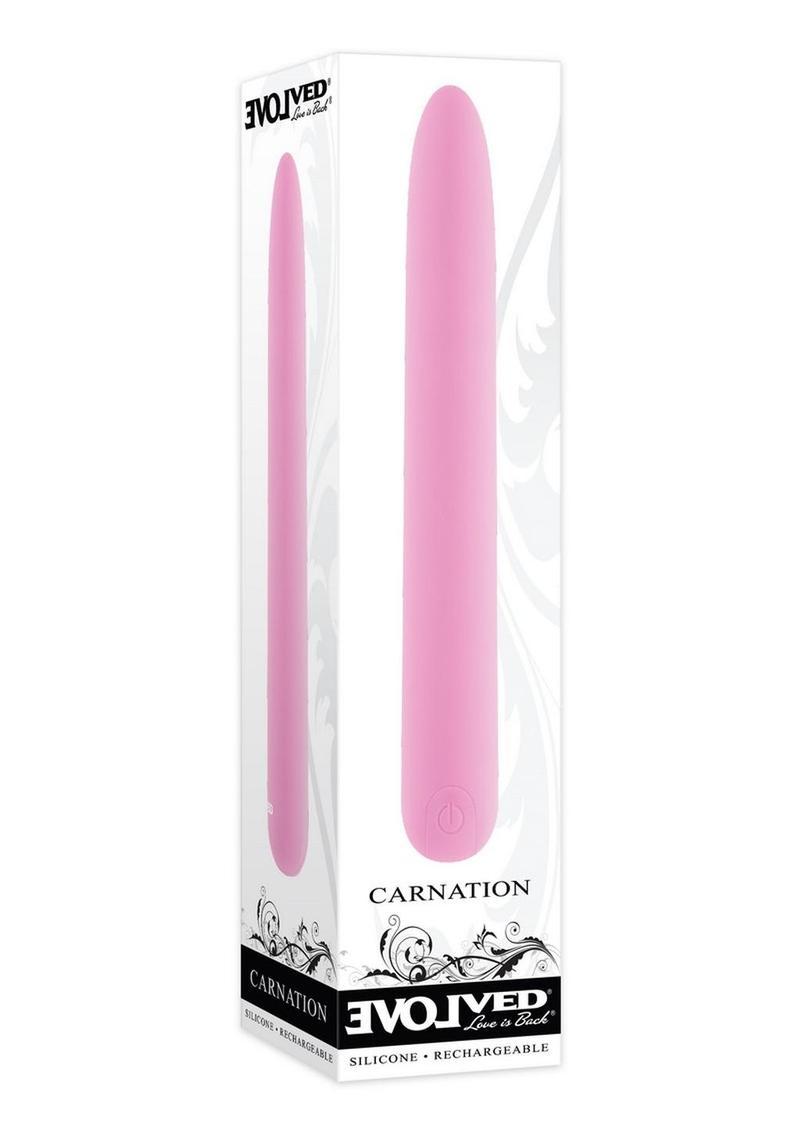 Carnation Rechargeable Silicone Vibrator - Pink