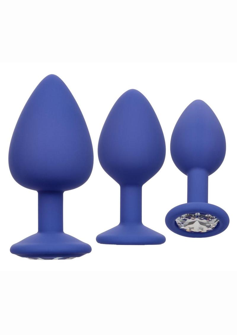 Cheeky Gems Silicone Anal Training Kit - Purple