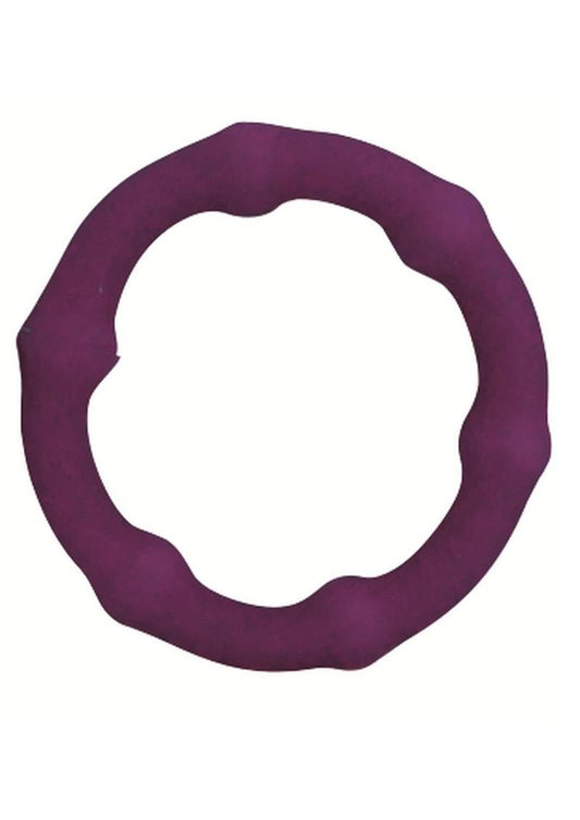 Cock Swellers Beaded Cock Ring - Purple - 1.25in Diameter