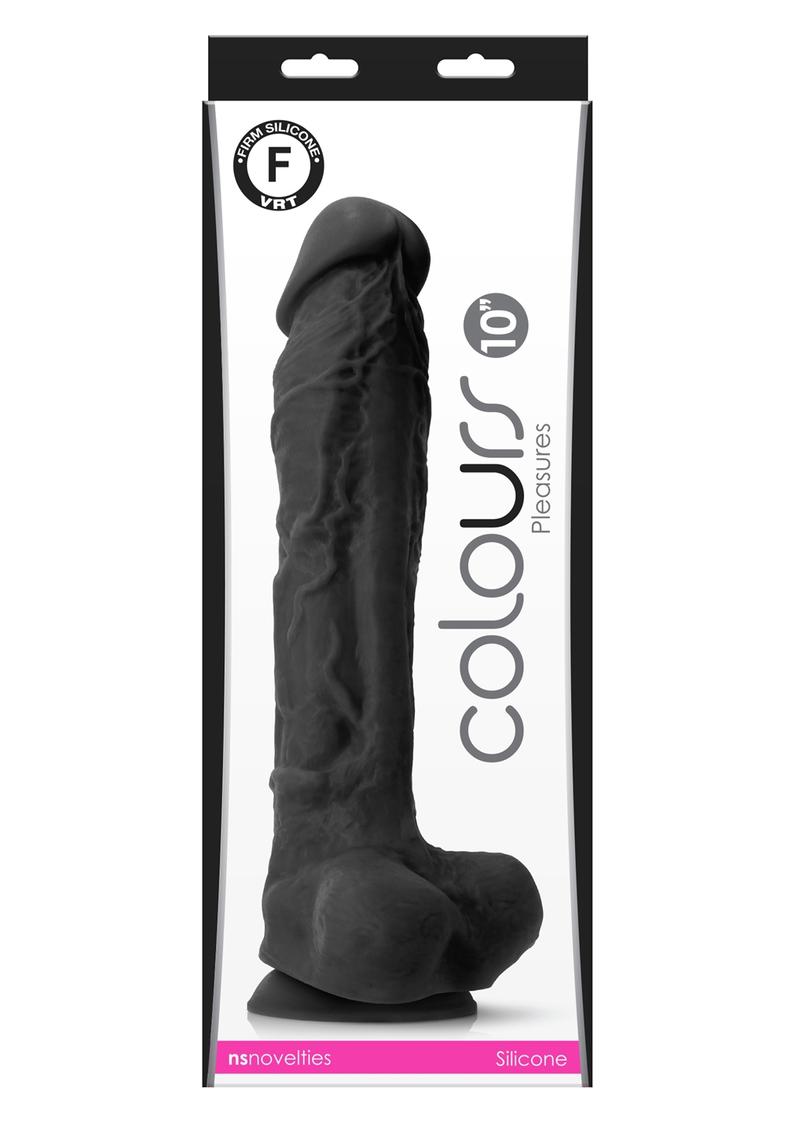 Colours Pleasures Silicone- Black - 10in