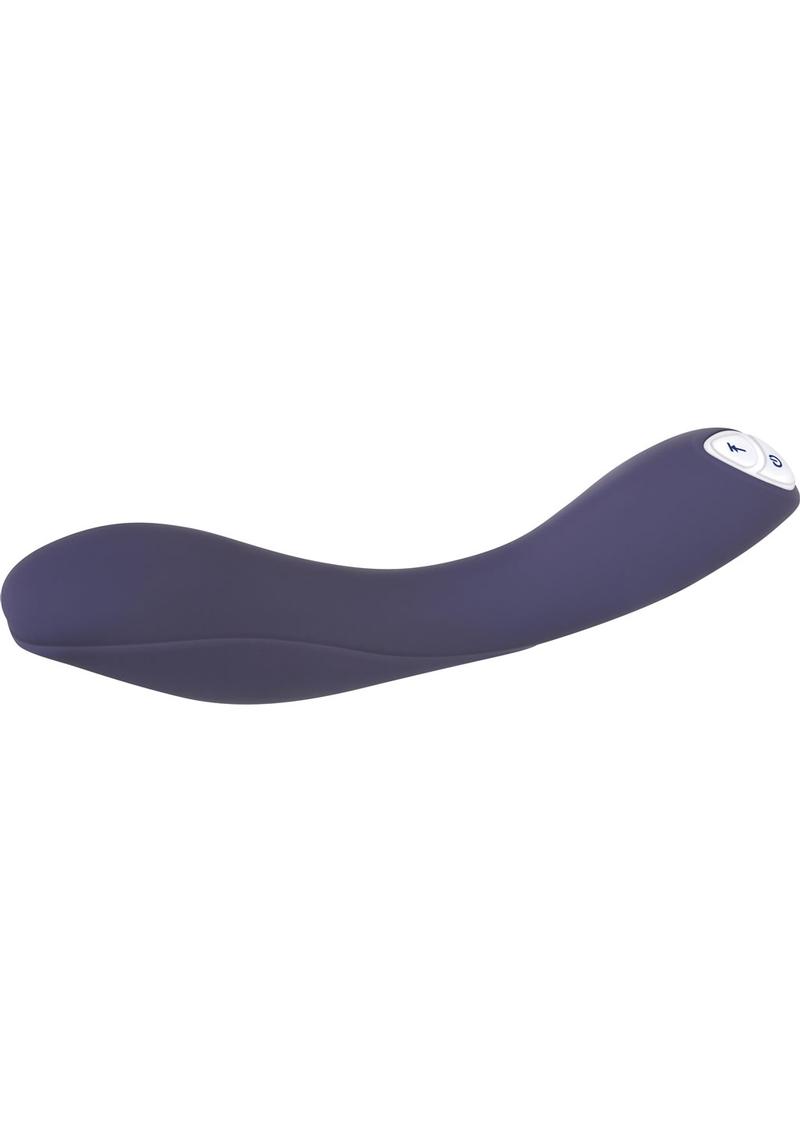 Coming Strong Rechargeable Silicone Vibrator - Purple