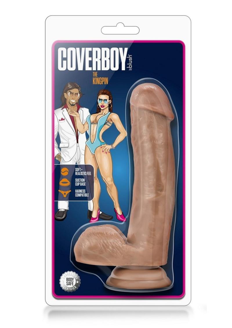 Loverboy The Kingpin Dildo with Balls - Caramel - 7in