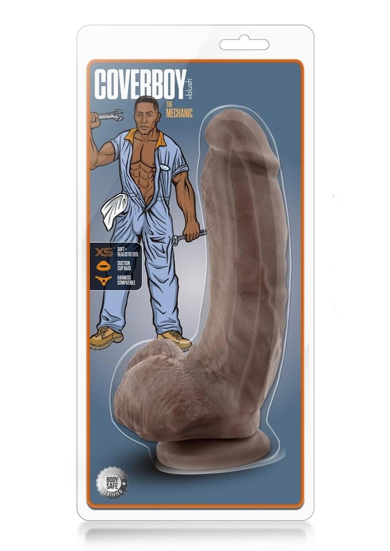 Loverboy The Mechanic Dildo - Chocolate - 9in