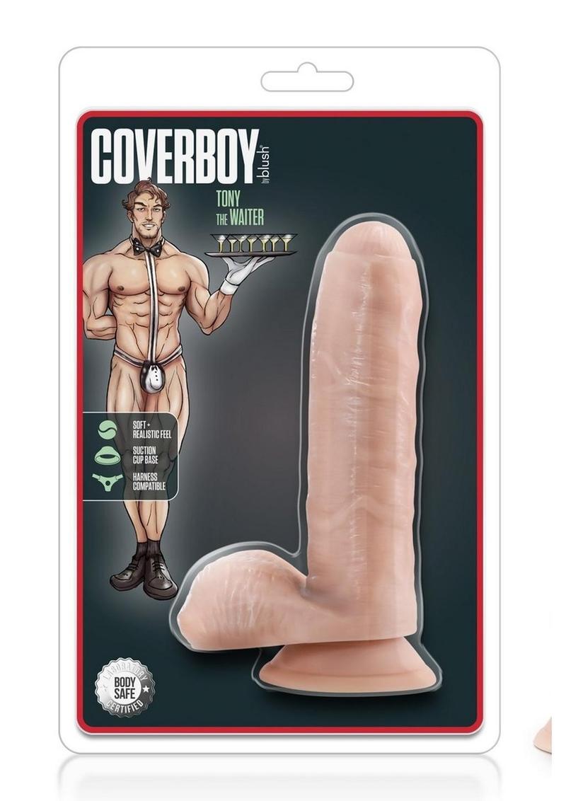 Loverboy Tony The Waiter Dildo with Balls - Vanilla - 7in