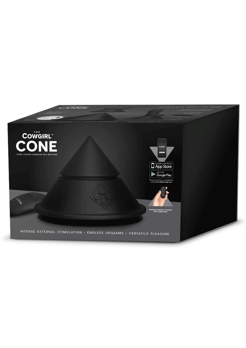 Cowgirl Cone Silicone Attachment - Black