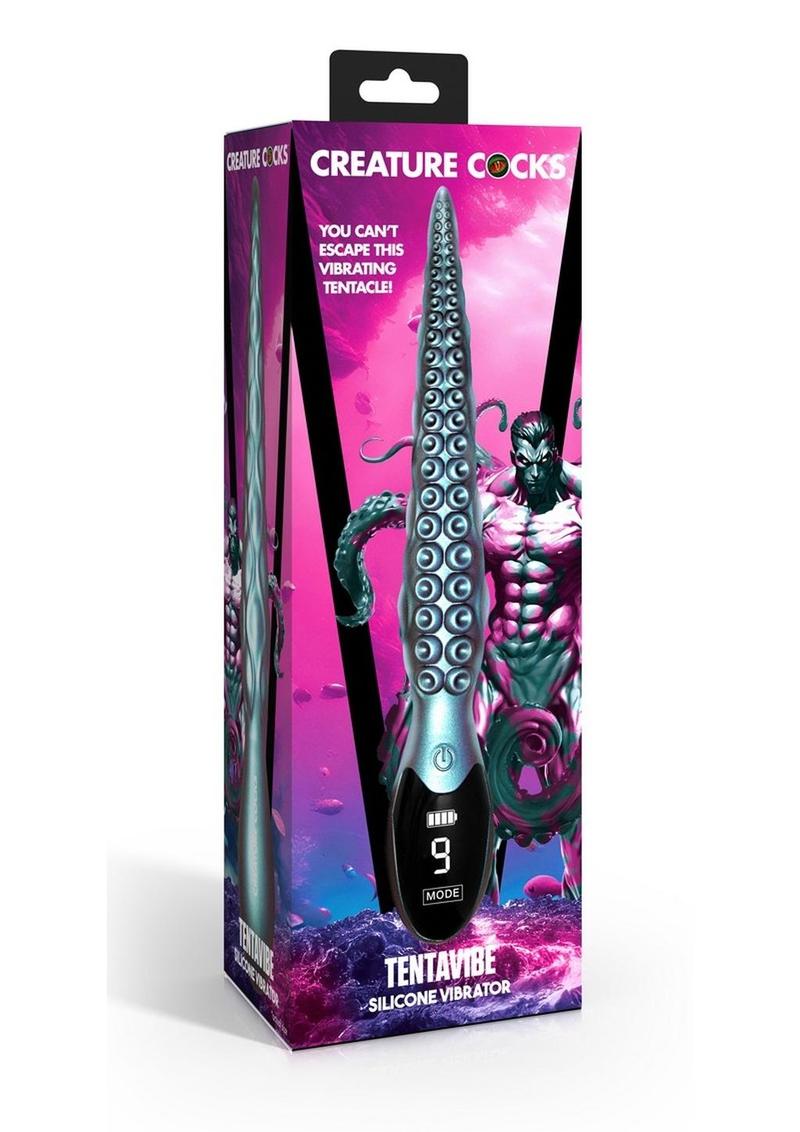 Creature Cocks Tentavibe Rechargeable Silicone Vibrator - Teal