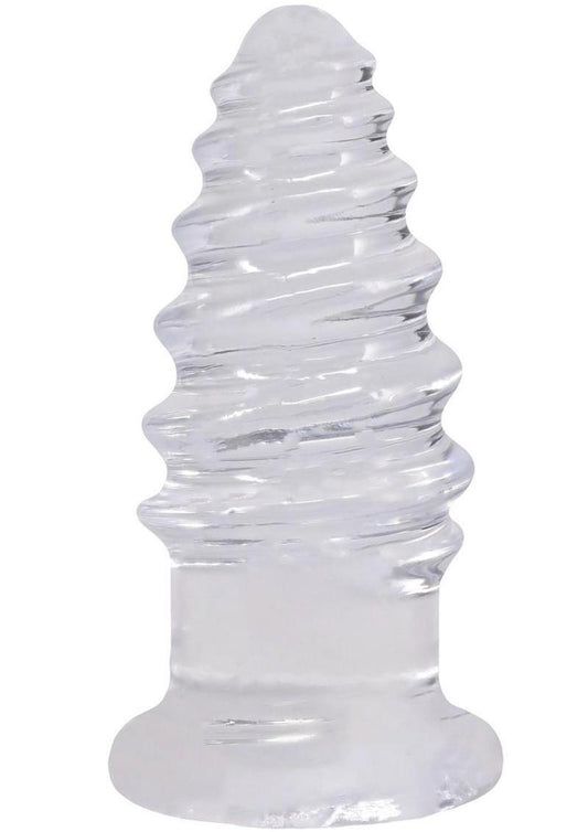 Crystal Jellies Anal Twist - Clear - 5in