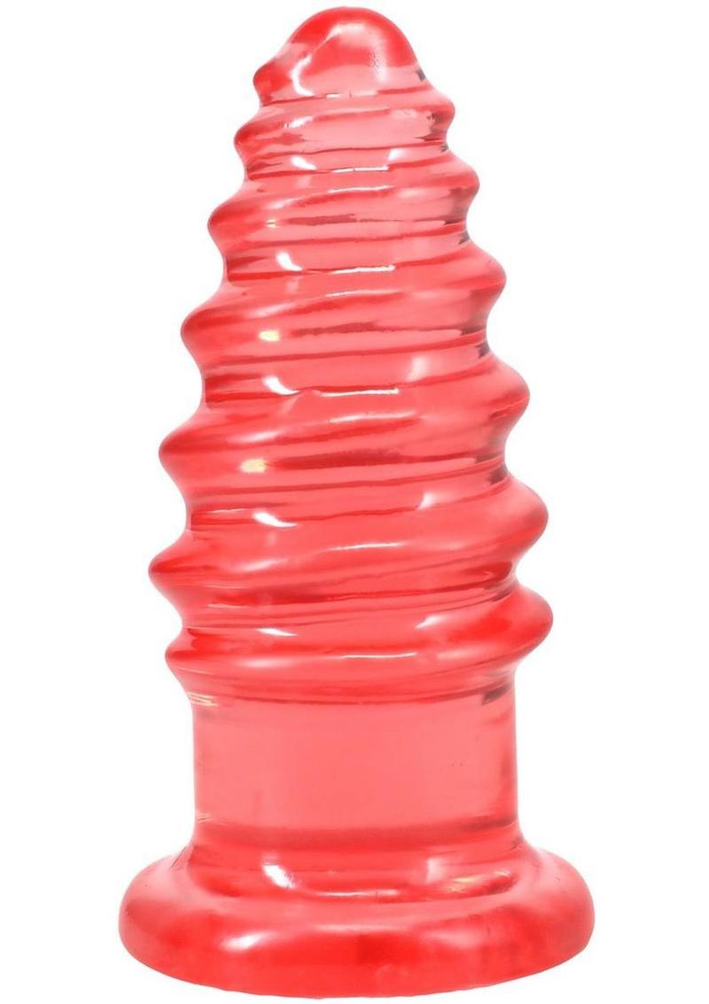 Crystal Jellies Anal Twist - Pink - 5in