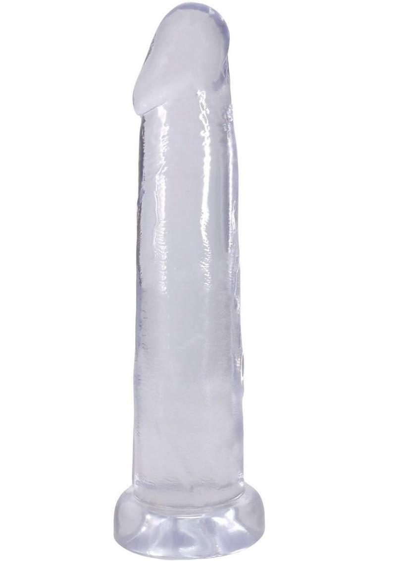 Crystal Jellies Realistic Cock - Clear - 9in