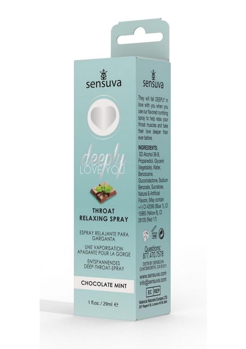 Deeply Love You Throat Relaxing Spray Chocolate Mint - 1oz