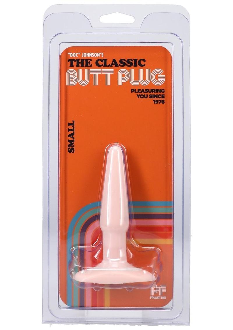 Doc Johnson Classic Butt Plug - Vanilla - Small