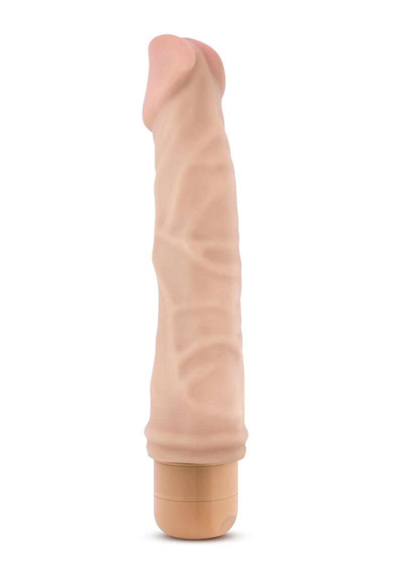 Dr. Skin Cock Vibe 6 Vibrating Dildo - Vanilla - 8.75in