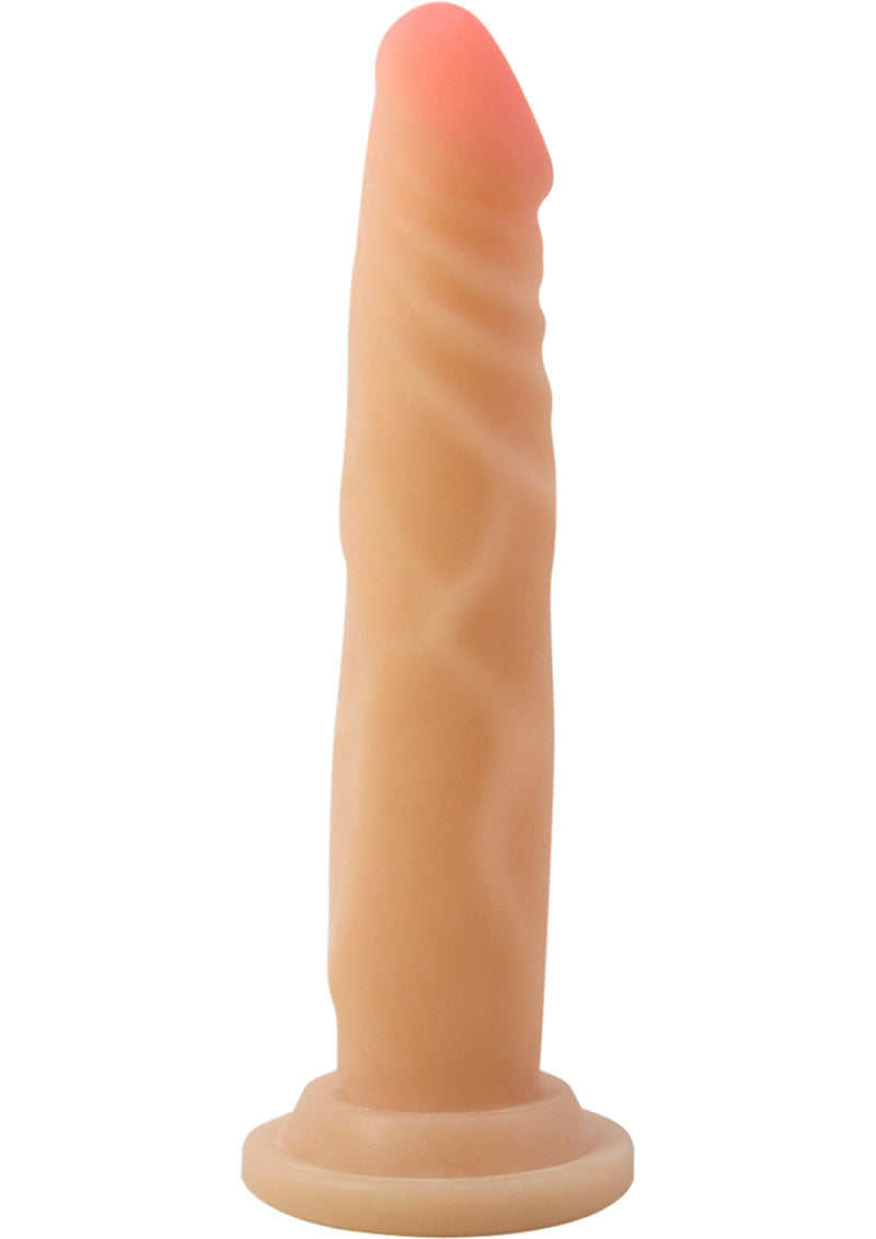 Dr. Skin Realistic Cock Basic 7.5 Dildo - Flesh/Vanilla - 7.5in