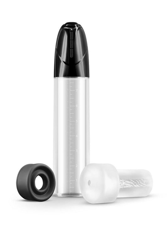 Enlarge Titan Rechargeable Penis Pump - Black/Clear