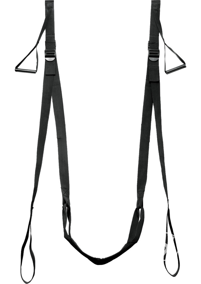 Frisky D' Luxe Entry Sex Sling - Black