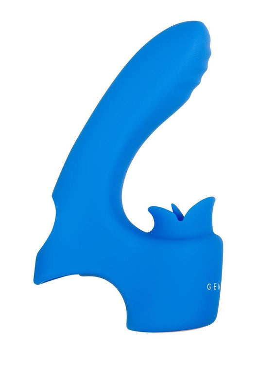 Gender X Flick It Rechargeable Silicone Vibrator - Blue