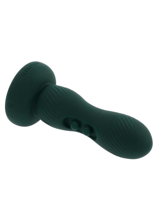 Giddy Up Rechargeable Silicone Anal Plug - Black