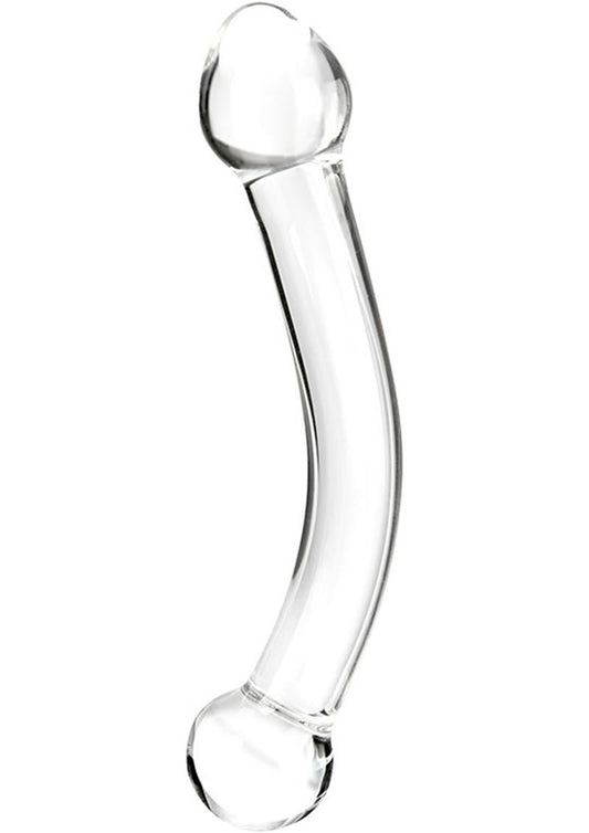 Glas Curved Glass G-Spot Stimulator - Clear - 7in