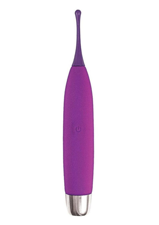 Goddess On The Spot Rechargeable Silicone Massager - Purple