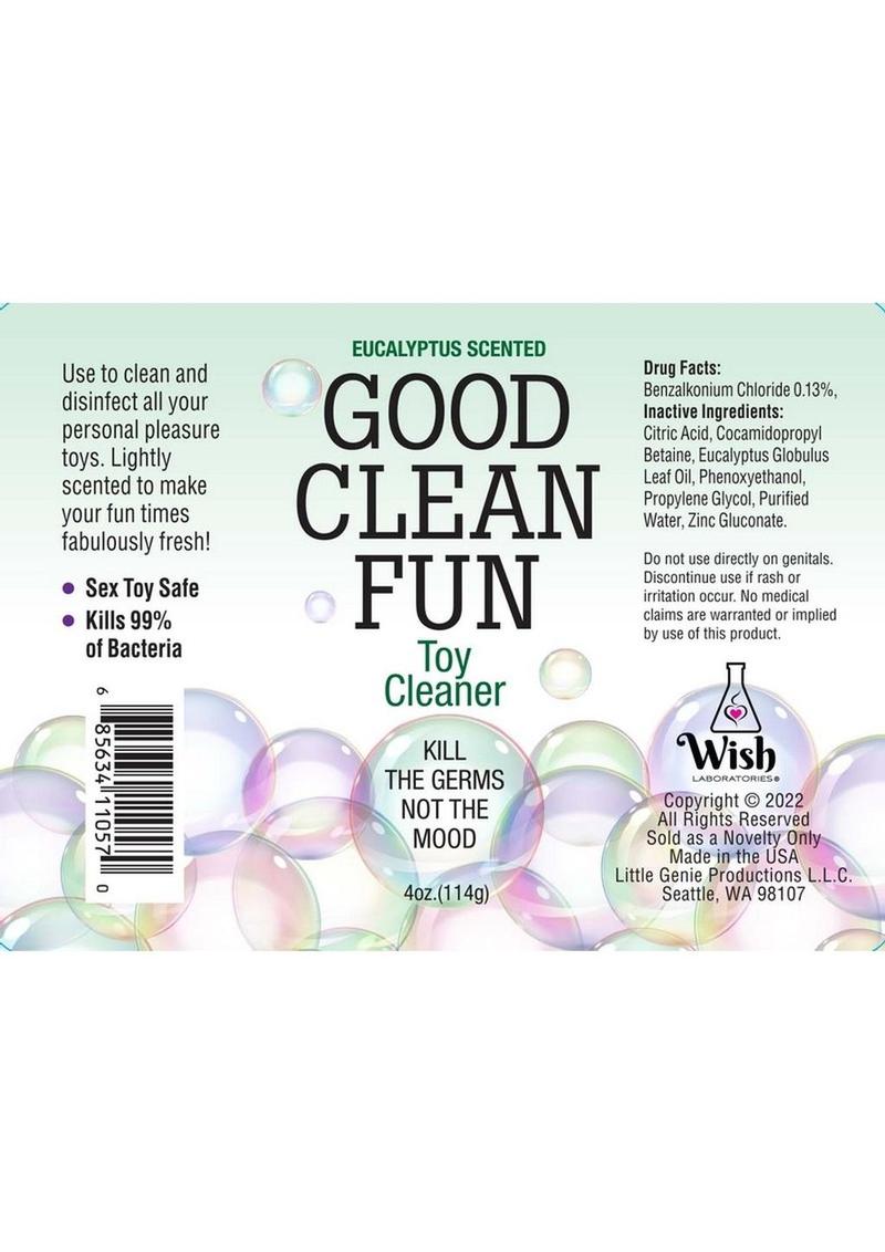 Good Clean Fun Toy Cleaning Spray Eucalyptus - 4oz