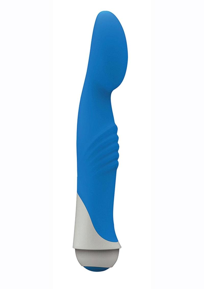 Gossip Jenny 7 Function Silicone G-Spot Vibrator - Blue