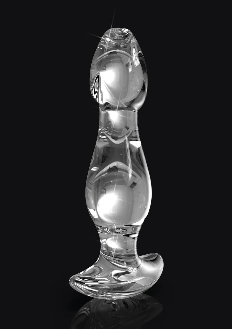 Icicles No 72 Glass Anal Plug - Clear