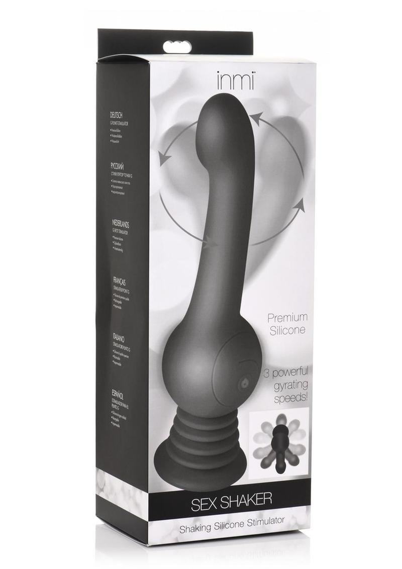 Inmi Sex Shaker Rechargeable Silicone Stimulator - Black