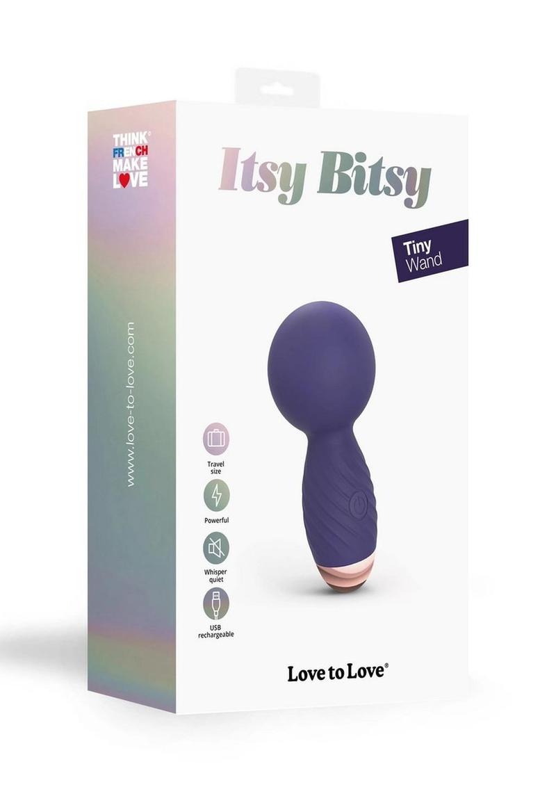 Itsy Bitsy Rechargeable Silicone Bullet - Blue/Midnight Indigo