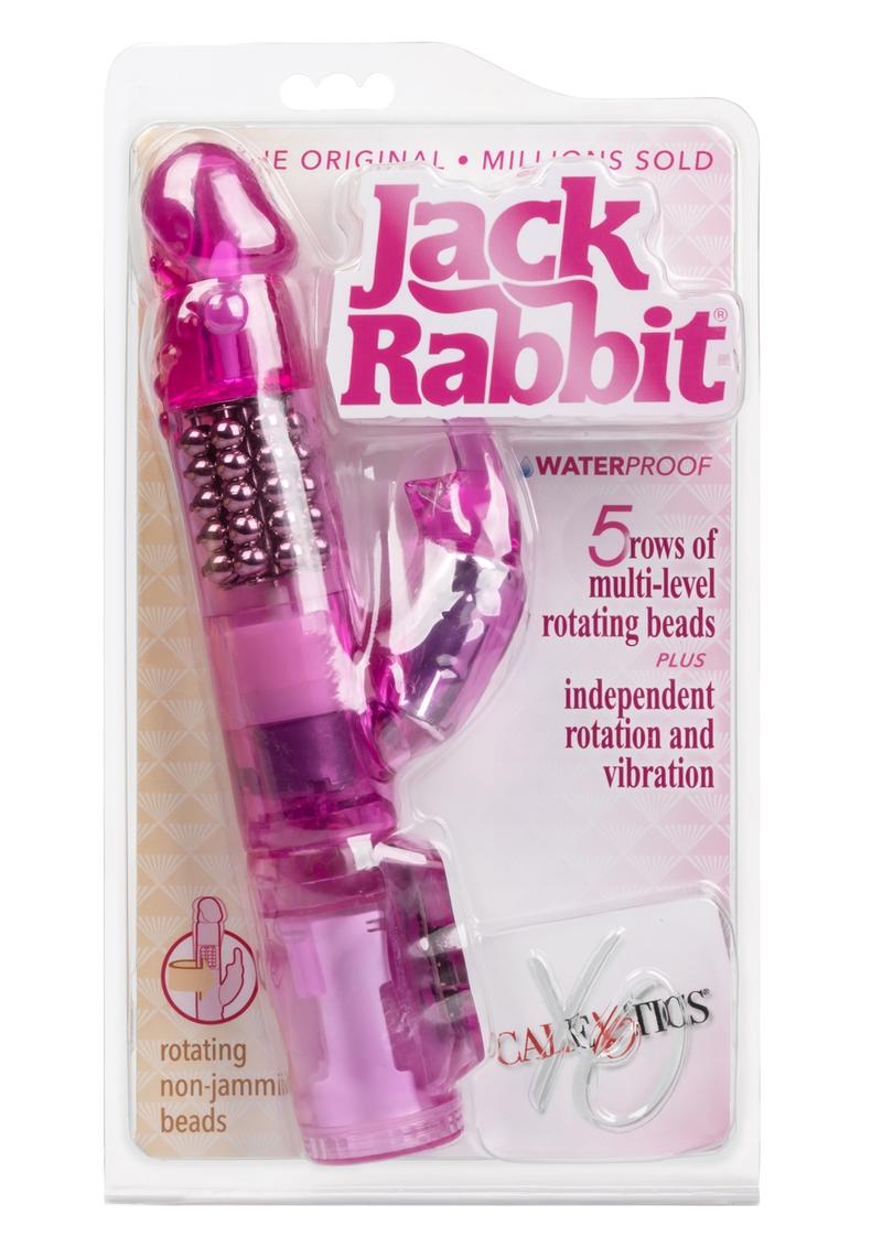 Jack Rabbit Beaded Rabbit Vibrator - Pink