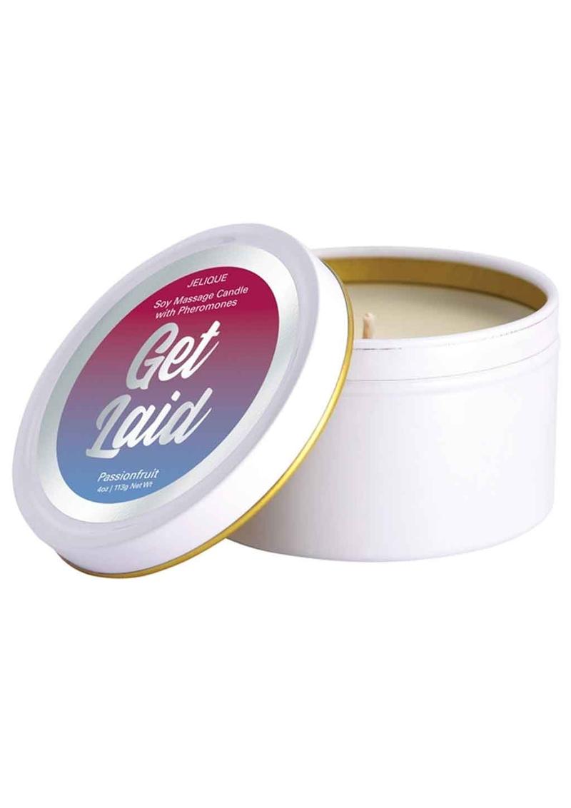 Jelique Massage Candle Pheromone Get Laid Passion Fruit - 4oz