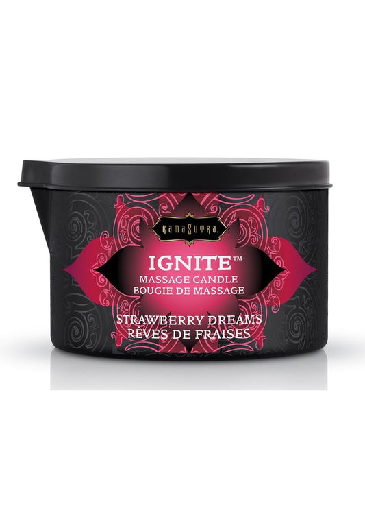 Kama Sutra Ignite Massage Candle Strawberry Dreams - 6oz