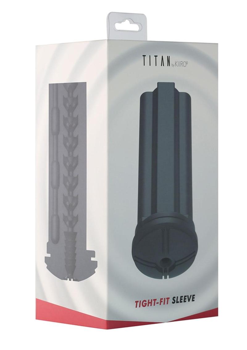 Kiiroo Titan Sleeve - Black - Tight Fit