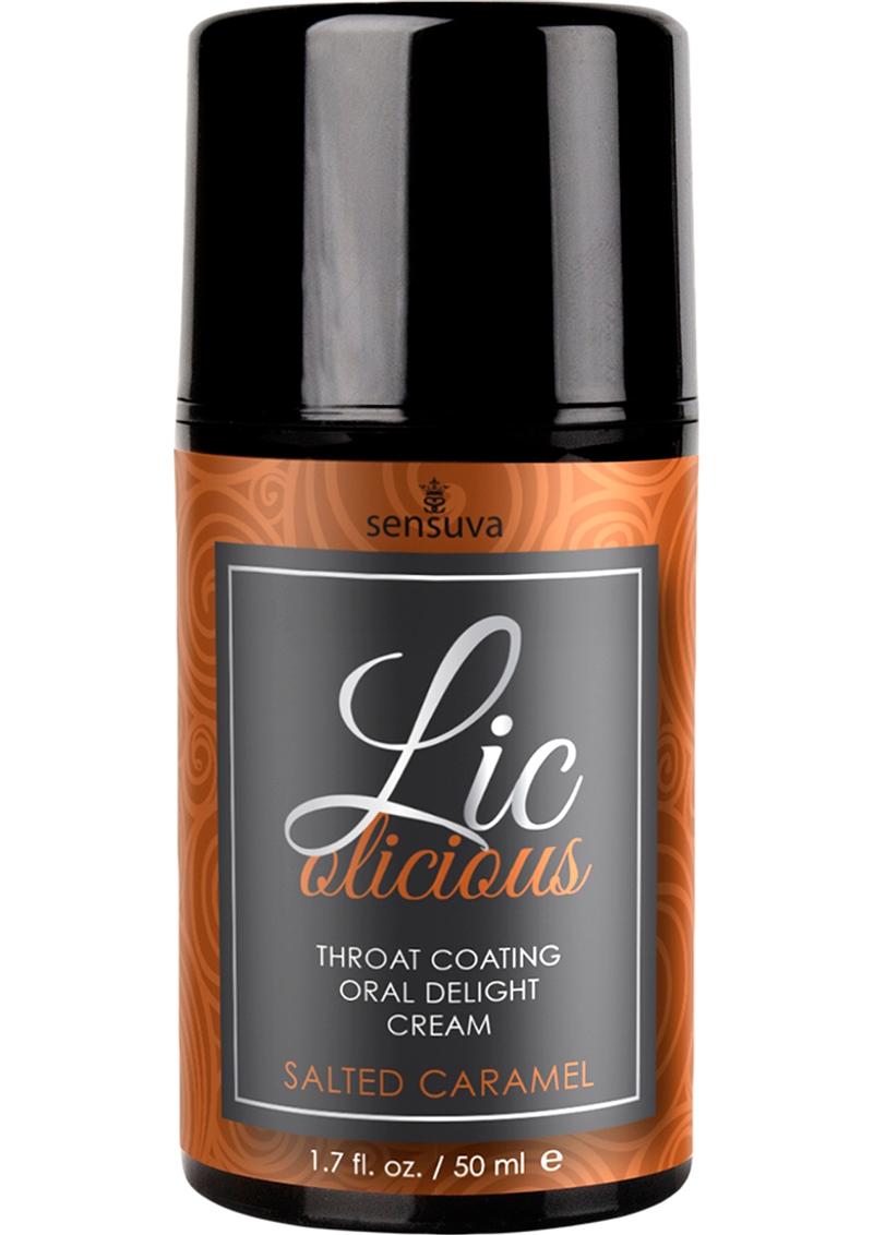 Licolicious Throat Coating Oral Delight Cream Salted Caramel - 1.7oz